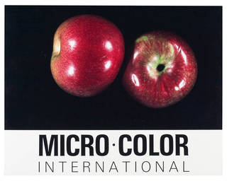 silver dye bleach print apples