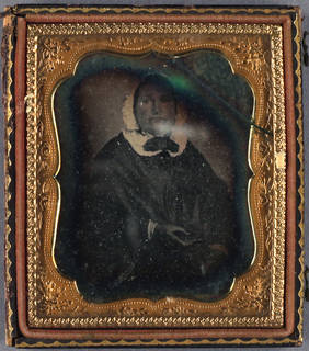 Ambrotype - cracked glass