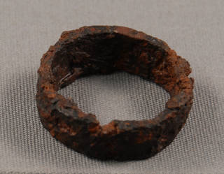 Archaeological iron ring