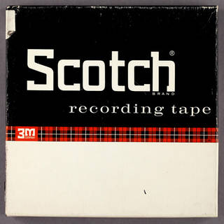 Open reel audiotape in original box