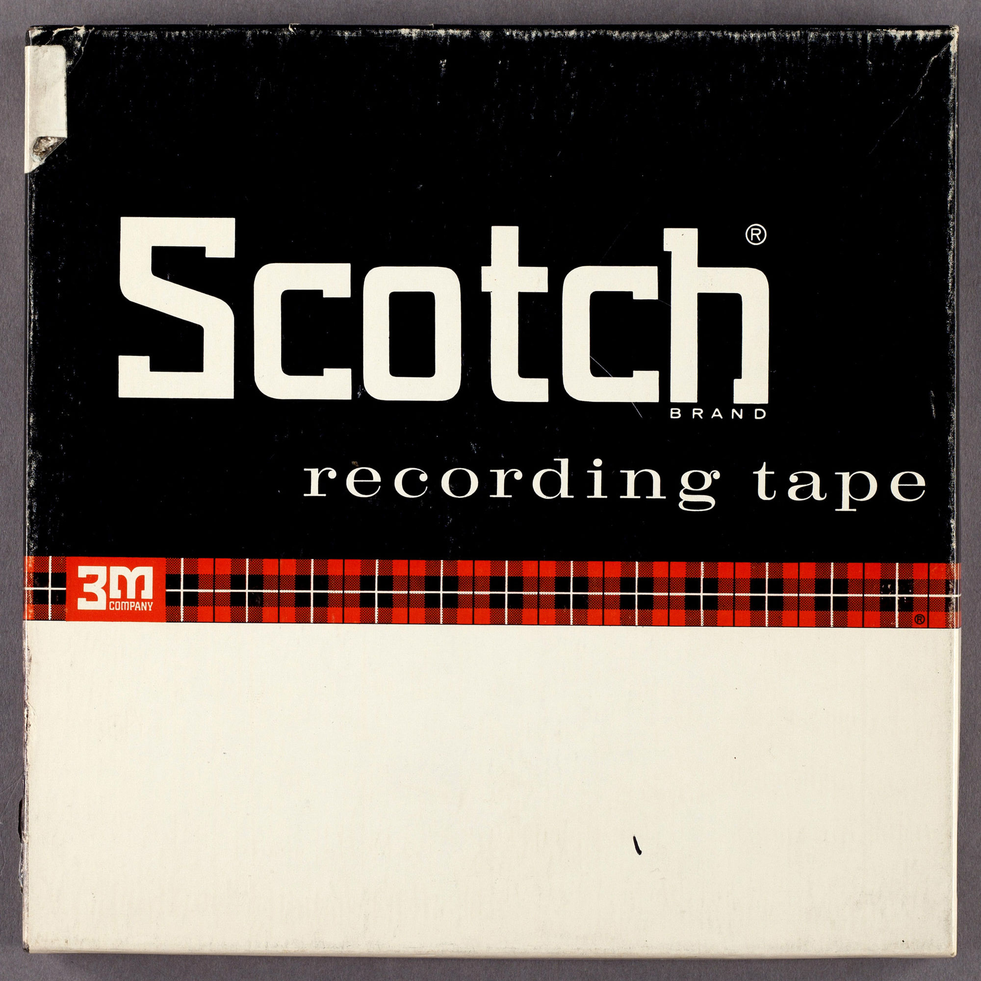 Scotch Used Metal Aluminum Take Up Reel Box 1/4" or 1/2" tape 14" inch No tape 