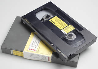 Betacam SP cassette with case