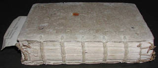 Sewn through-the-fold binding