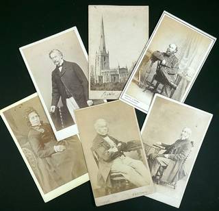 Carde de visite photograph card mounts