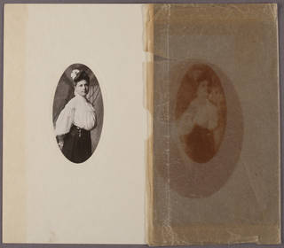 matte collodion platinum toned in window mat