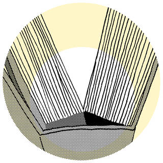 Double fan adhesive binding