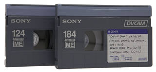 DVCam cassettes