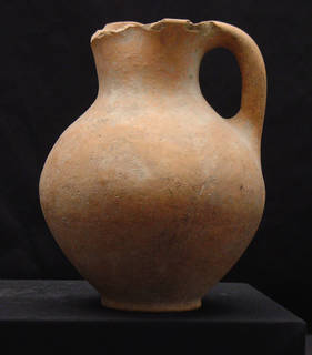 Earthenware pitcher