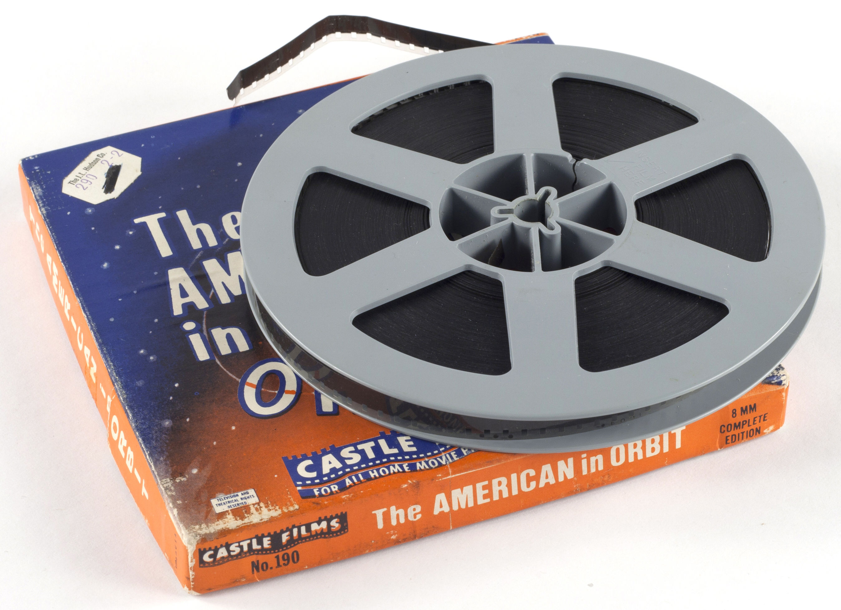 Spool & case Standard 8mm 8mm 50ft Cine Film 3 inch Black Kodak Reel 