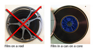 Film reel and core