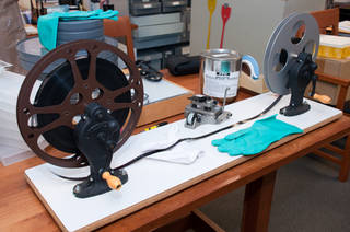 Film inspection area