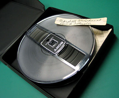 Open Reel Recording Tape Box Case Portable Empty Tape Reel Storage