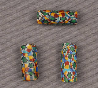 Millefiori glass beads