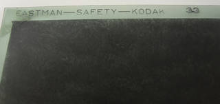 Acetate safety film negative edge markings