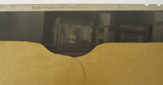 Nitrate film negative edge markings
