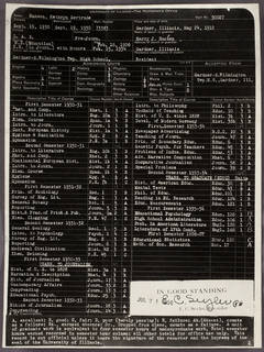 Office photostat copy black ground white text