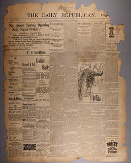 newsprint paper brittle