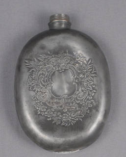 Pewter flask