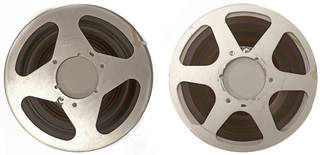 Quarter inch open reel audio on a 10 inch reel