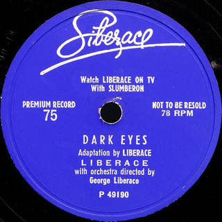 Commercially pressed 78 shellac disc label