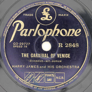 Commercially pressed 78 shellac disc label