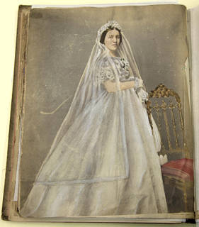 Hand-colored Salt Print