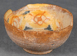 Terracotta bowl with Chip