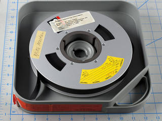 One-inch open reel video in shipping container