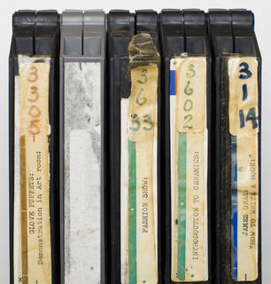 Half inch open reel video in cases