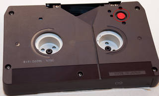 Umatic copy protection button